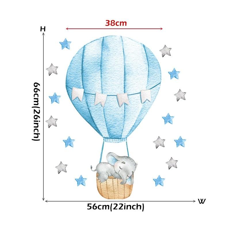 Autocollants Muraux Éléphant Chambre Bébé