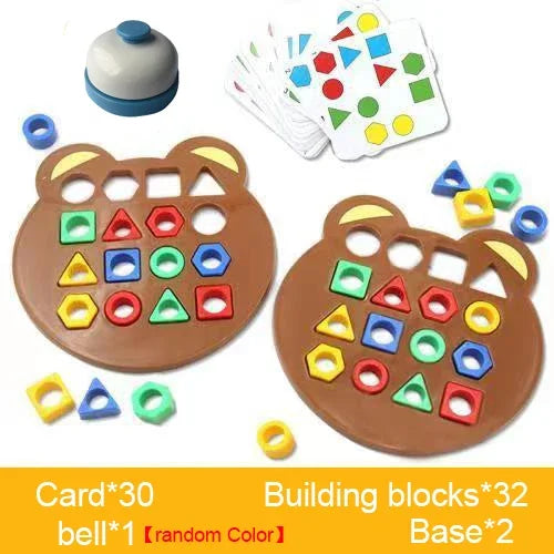 Puzzle Géométrique 3D Montessori