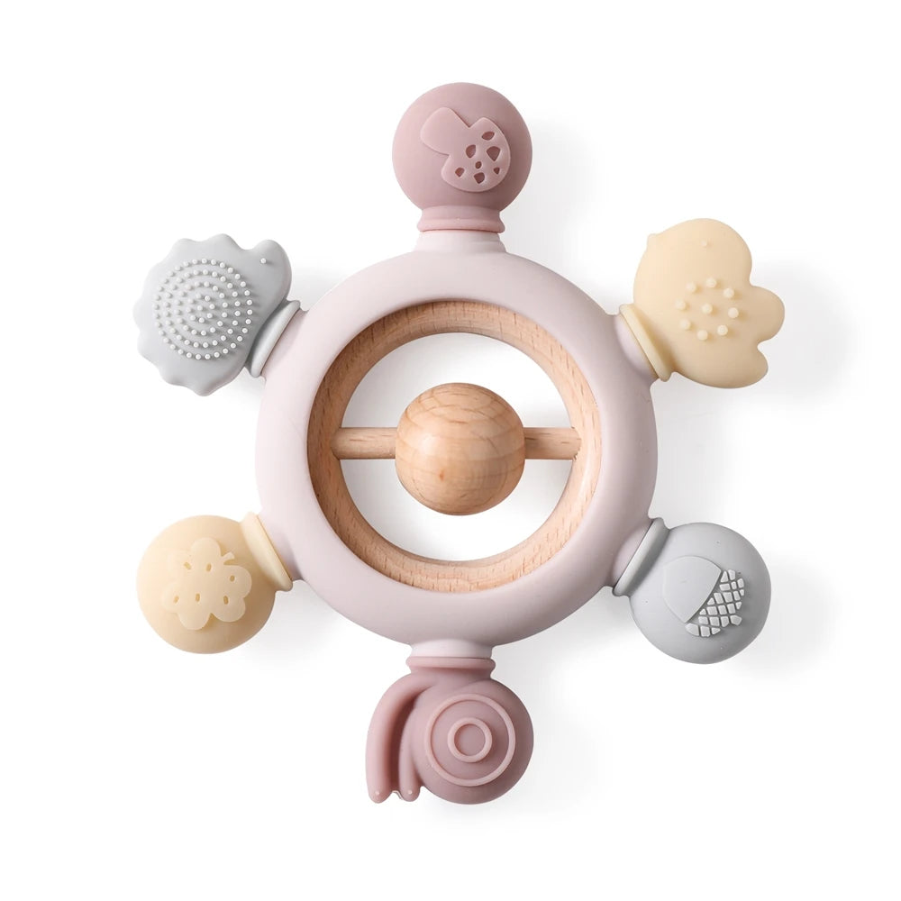 maracas silicone pour bébé