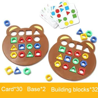 Puzzle Géométrique 3D Montessori