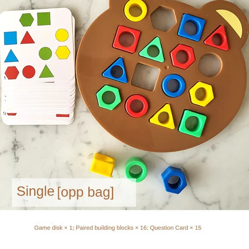 Puzzle Géométrique 3D Montessori