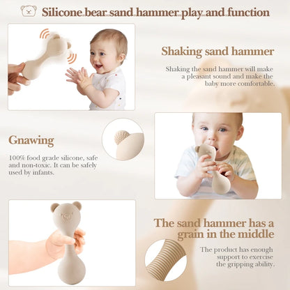 maracas silicone pour bébé