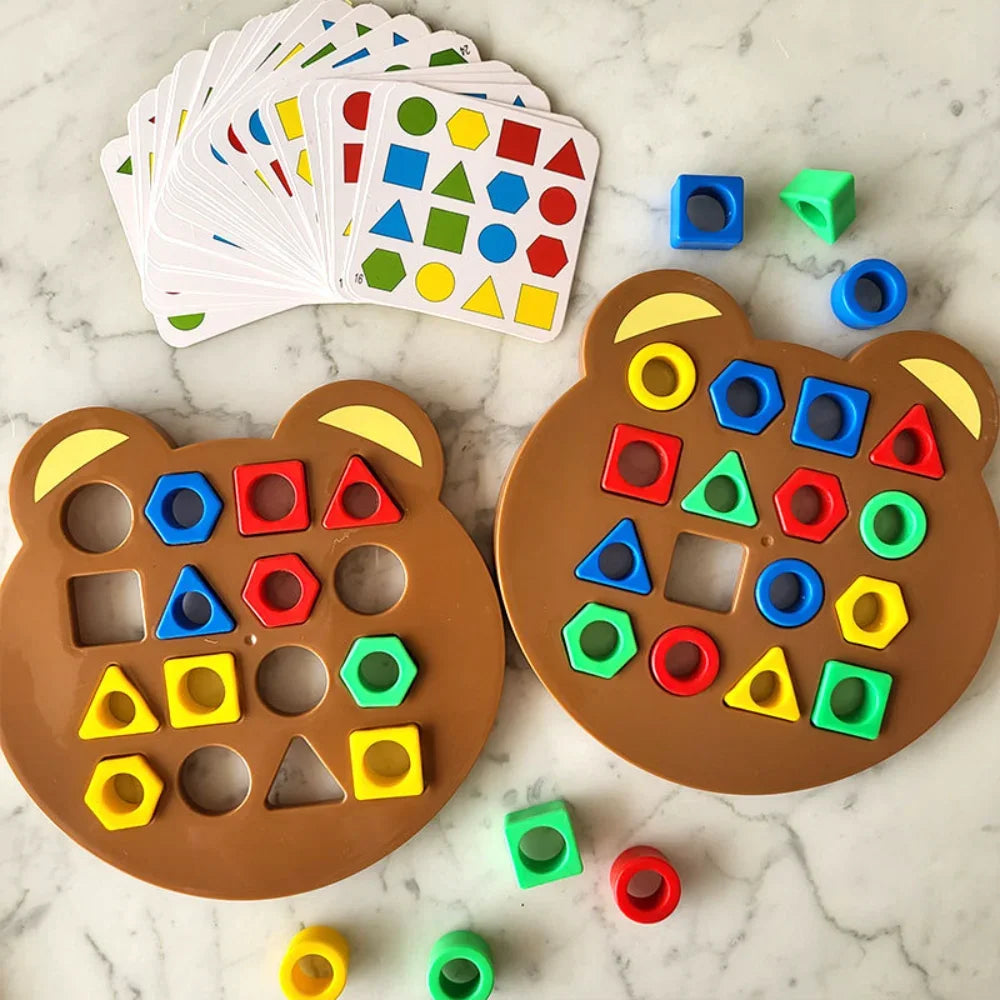 Puzzle Géométrique 3D Montessori