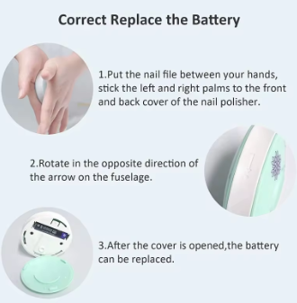 Lime à Ongles Électrique Bébé 6 Têtes