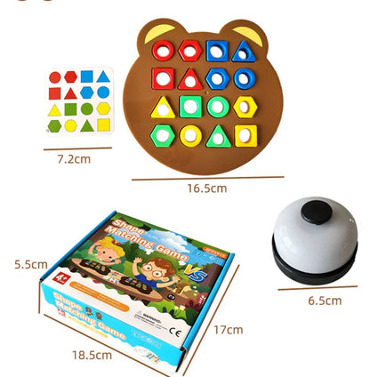 Puzzle Géométrique 3D Montessori